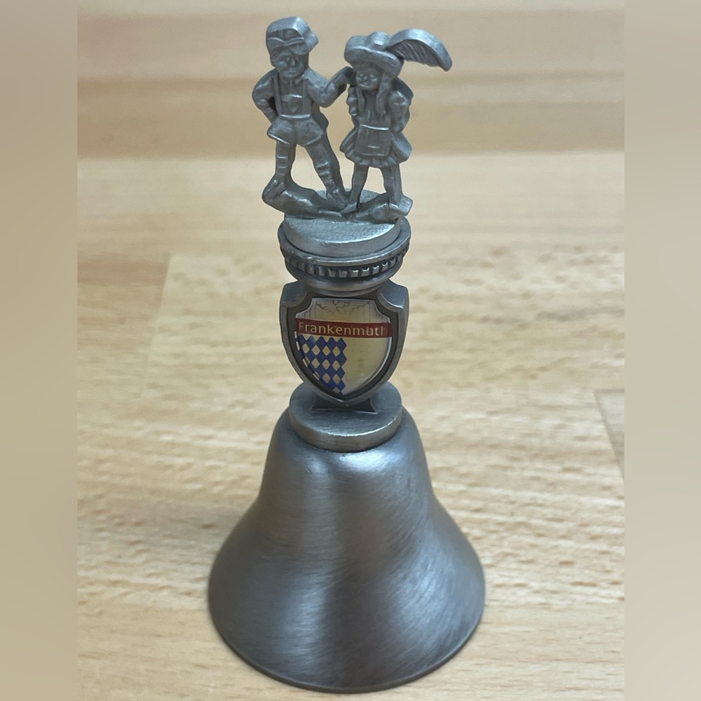 Frankenmuth, Michigan Pewter Souvenir Bell by Fort.